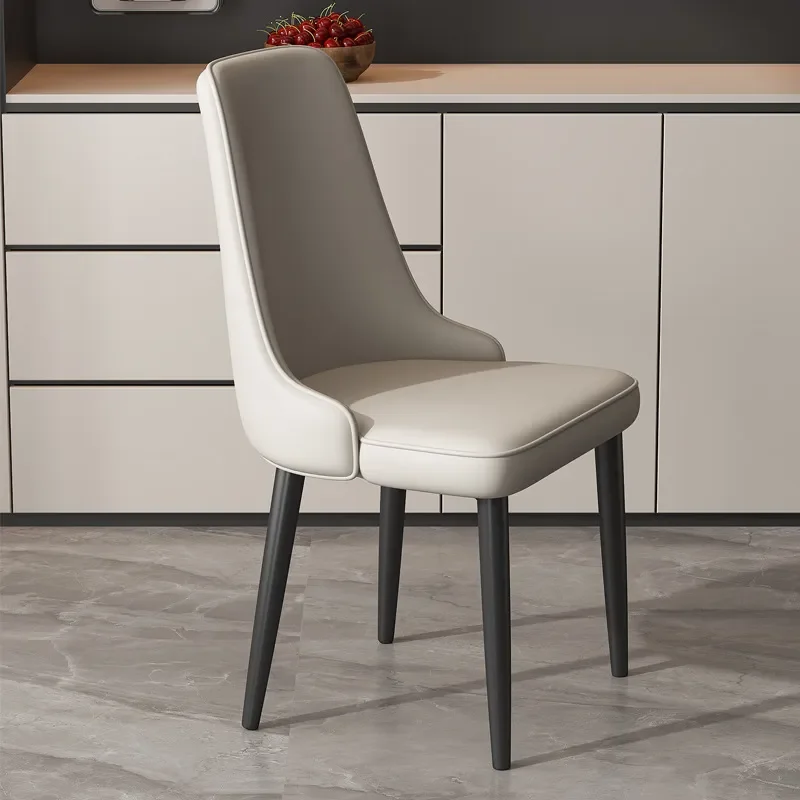 for Dining Chair Household Light Luxury High End Restaurant Back Chair Hotel Modern Simple Negotiation Chair Dining Table