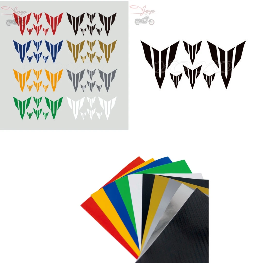 Vinilo para Yamaha DCOR Visuals pegatinas de motocicleta emblemas calcomanía Logo Yamaha MT09 MT07 MT01 MT03 MT125