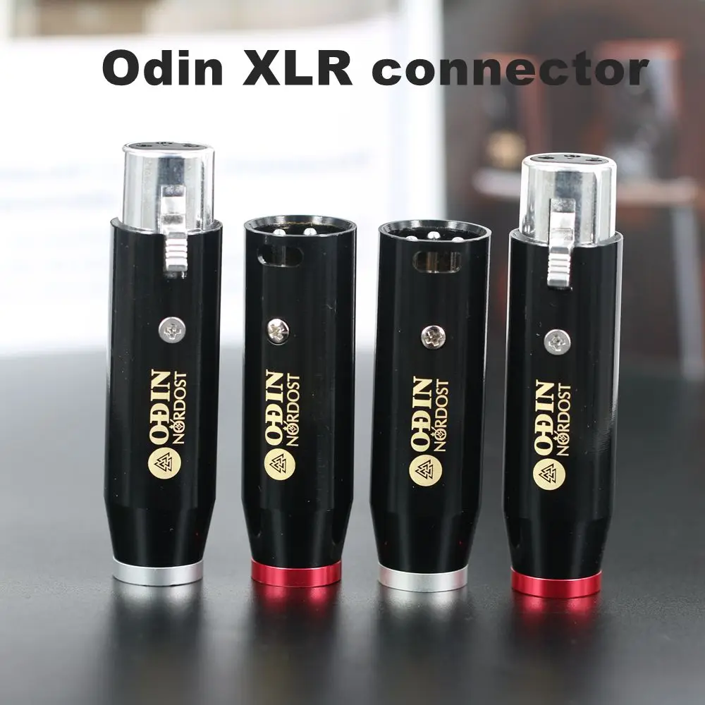 

Nordost Odin XLR Connector Plated Cannon Male and Female Plug Balancing Line 3 Pin Plated Cannon welded plug