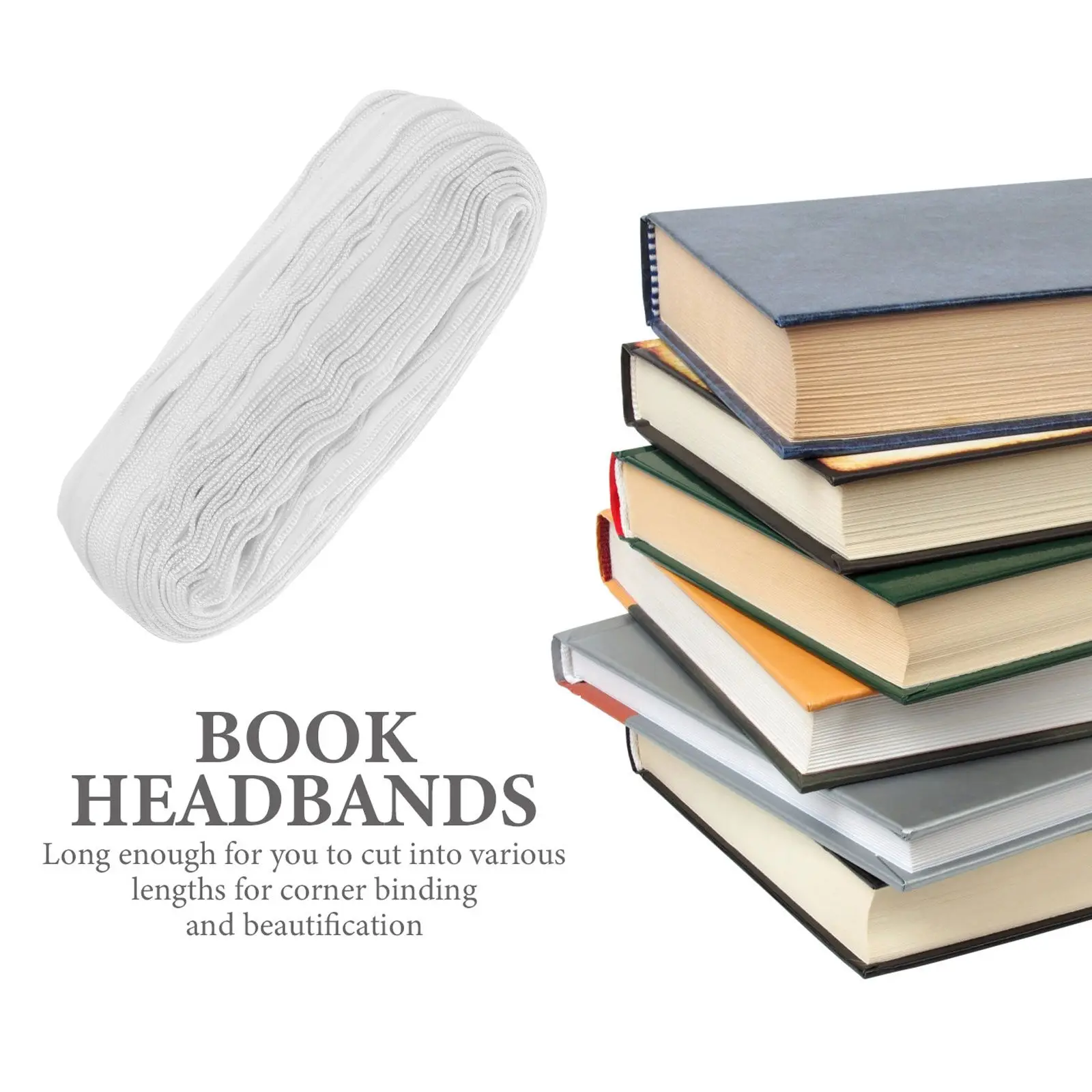 Ribbon Book Band Office Album for Photos Bookends Polyester Scrapbook DIY Binder Bands