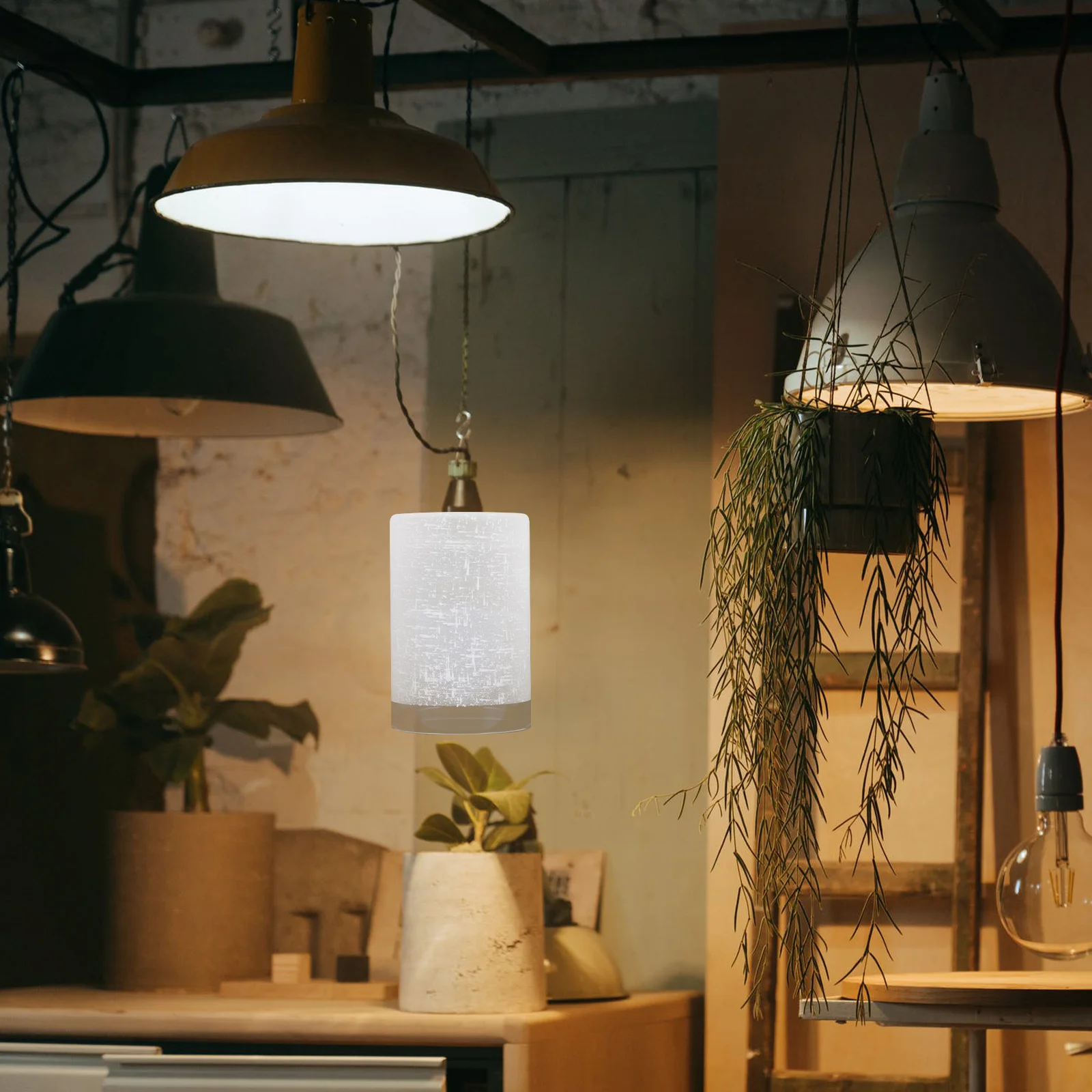 

Glass Lamp Shade 4.2cm Opening Elegant Indoor Light Cover Household Lamp Shade for Ceiling Wall Pendant Light Fixtures