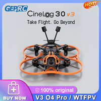 GEPRC Cinelog30 V3 FPV Quadcopter O4 Air Unit PRO /WTFPV TAKER F722 45A 32Bit AIO SPEEDX2 1404 3850KV LED BEC RC Freestyle Drone
