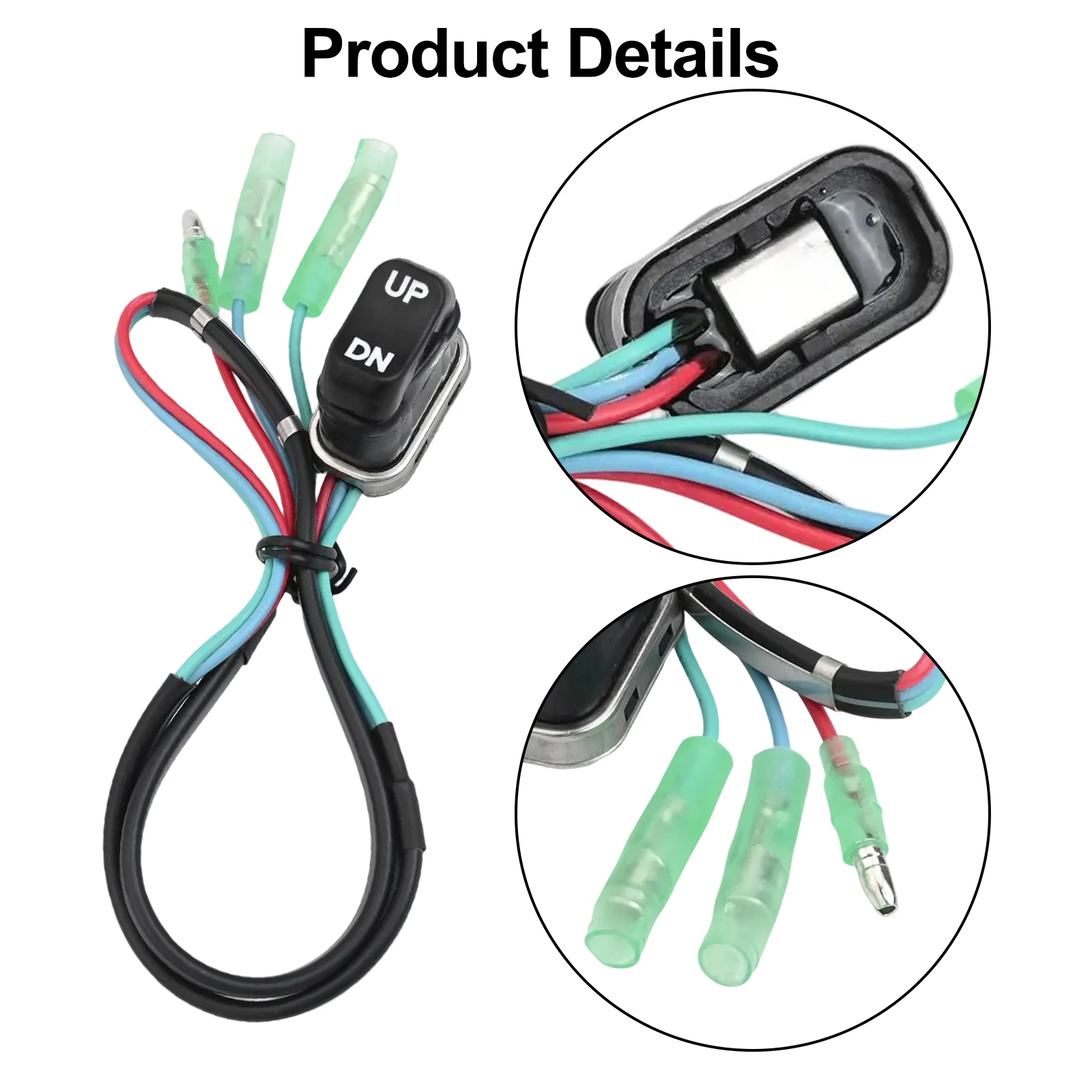 /Power /Trim /Tilt Switch 87-18286A43 For Mercury Engine Remote Control Box Replacement Boat Part Black Interior Parts