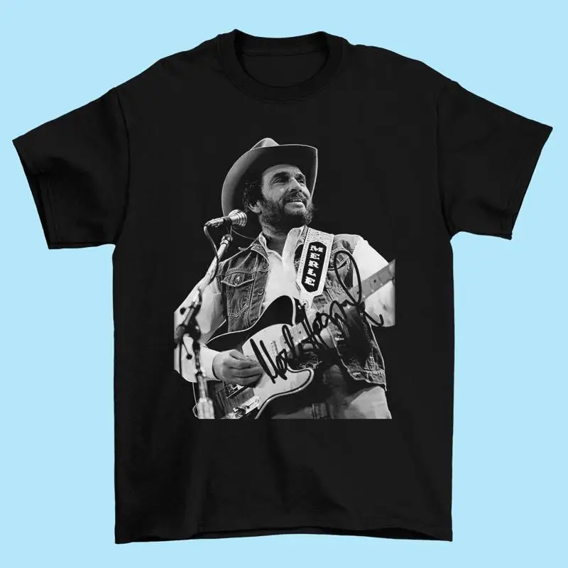 Camiseta Merle Haggard cantada talla S M L 234Xl algodón para hombre