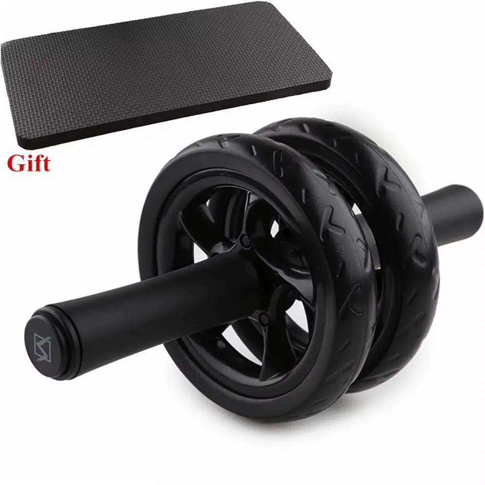 

Thicken Abdominal Workout Roller Strong Load Bearing Double Wheel AB Roller Non-slip Soft Sponge Grip Abdominal Exercise Wheel