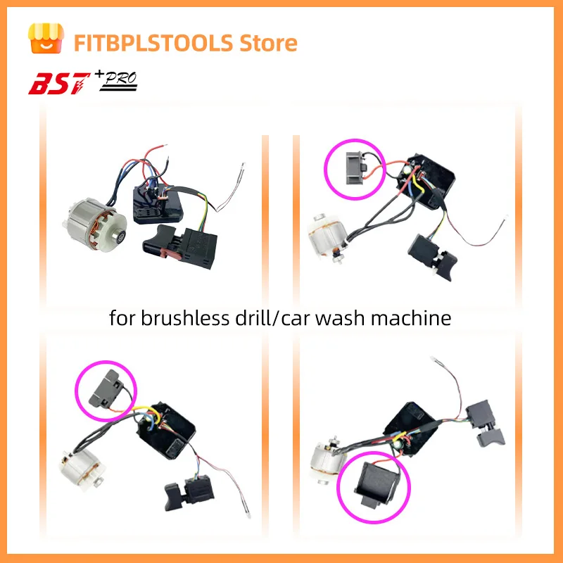 3820 Brushless Motor Assembly Control 4pcs Suitable For Brushless Drill Or Car Wash High Torque Motor Electric Accessories