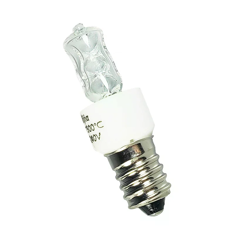 25W 40W E14 Halogen Oven Light Bulb 220-240V High Temperature Resistant 500℃ Microwave Dryer Replacement Lamp