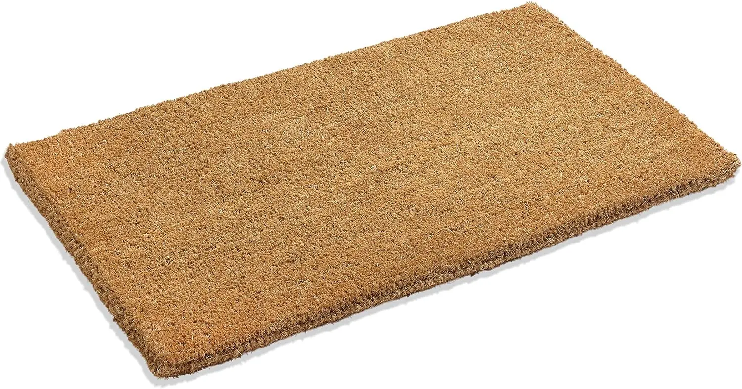 Vinyl Backing, Various Sizes, Great for Recessed Area Entrances, Coco Door Mat (5' x 8')