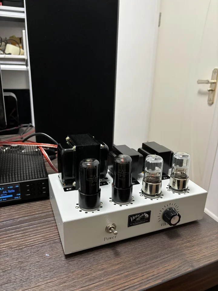 

6G2P + 6V6 Tube Amplifier, Hand-Soldered Point-to-Point Class A Single-Ended Valve Amp, 5W x2, Hi-Fi Audio for Speakers
