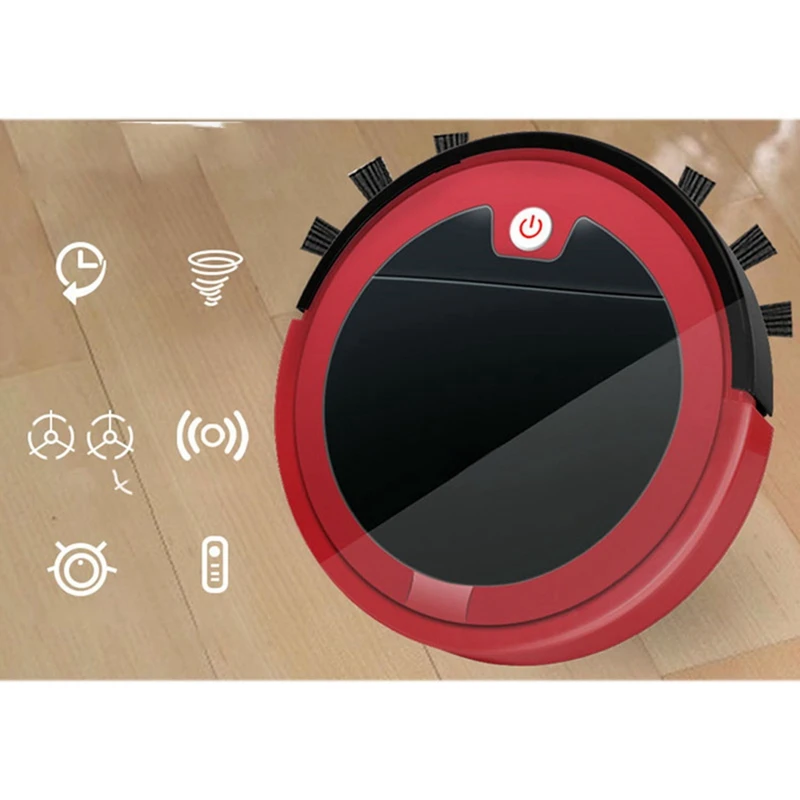 2800Pa aspirapolvere Robot Smart Remote Control macchina per la pulizia Wireless spazzamento del pavimento asciutto bagnato per la casa