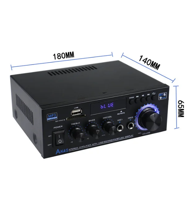 ak45-デジタルアンプ-bt-50-パワーアンプ-300wx2-出力チャンネル-20-最大-400w-サブウーファー-ハイファイオーディオレシーバー