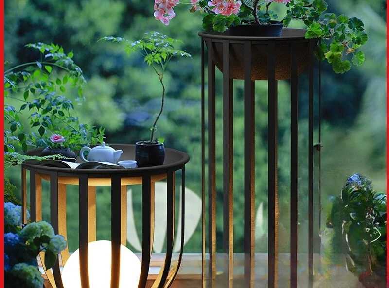 

Solar lawn lamp for courtyard landscaping, outdoor waterproof, suitable for villa gardens and home decoration