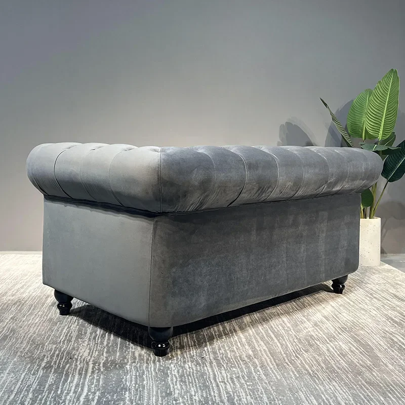 Nordic light luxury flannel minimalist living room bedroom modern simple Internet celebrity sofa