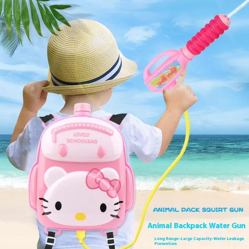 Witam Kitty pistolet na wodę dla dzieci Sanrio letnie zabawki dla dzieci zraszacz do wody na plaży do zabawy w basenie zabawki pistolety na wodę