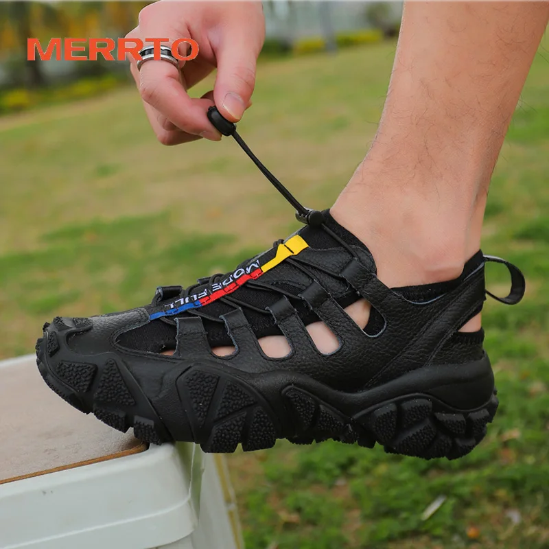 MERRTO Sandalias trekking hombre outdoor transpirables - imagen 4