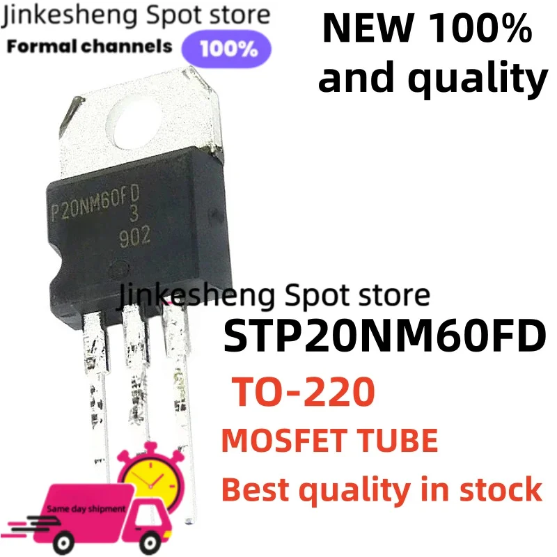 (10/30pcs) 100% Brand New STP20NM60FD STP20NM60 20NM60FD MOSFET Field effect tube TO-220 Stock Item