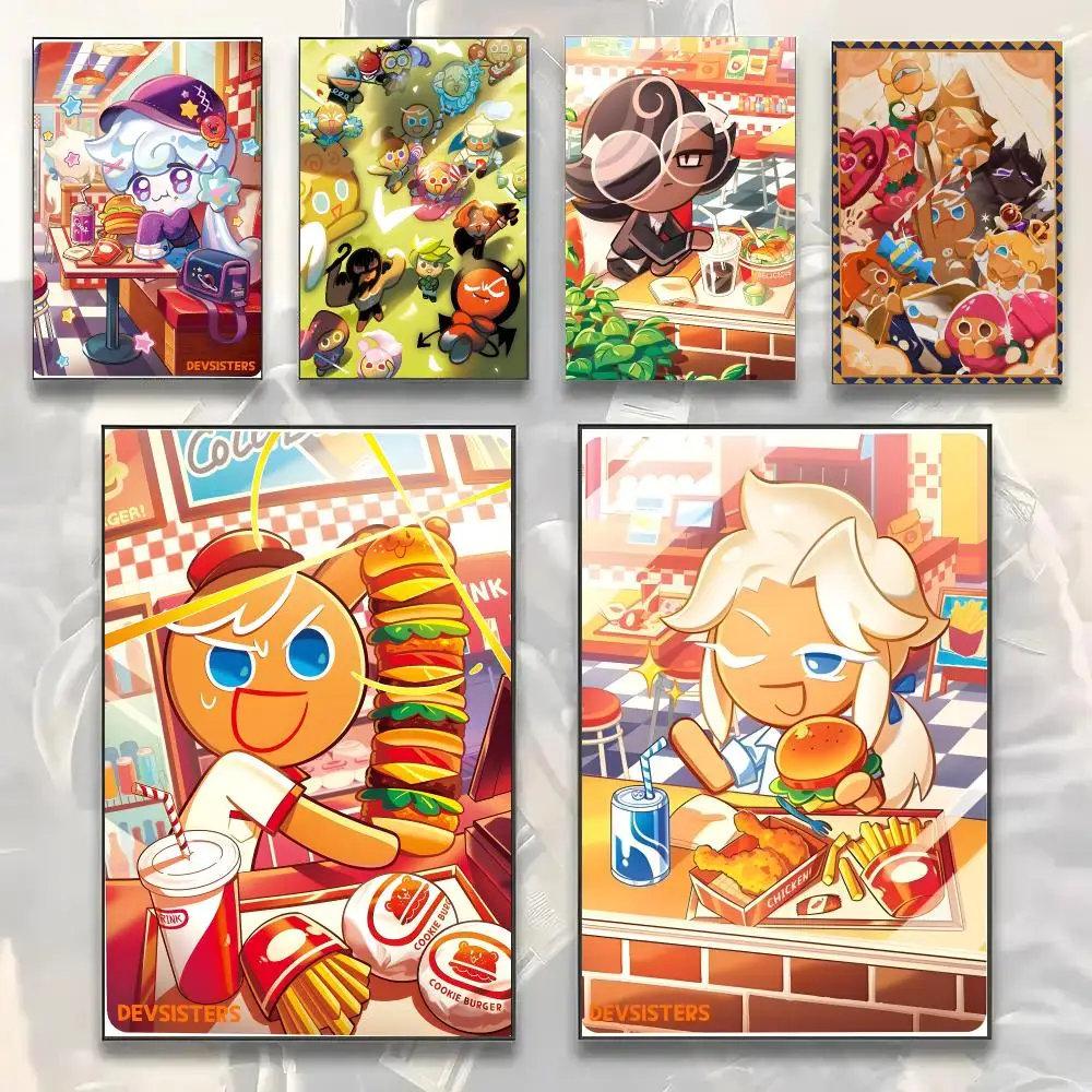 Game C-Cookie R-Run K-Kingdom Malerei Kalligraphie Moderne Leinwand-Wandkunstdrucke für Wohnzimmerdekoration |   Wandaufkleber