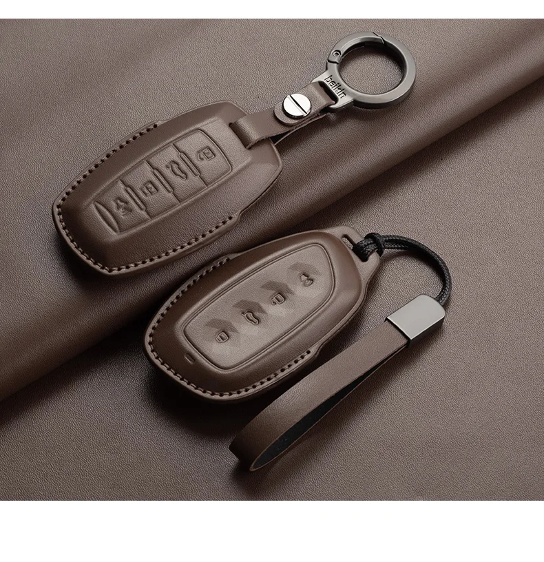 Leder Auto Smart Key Fall Abdeckung für Haval Great Wall Hover h1 h4 h6 h7 h9 f5 f7 h2s GMW Jolion 2022 Dargo Schutz Schlüssel anhänger – Detail 12