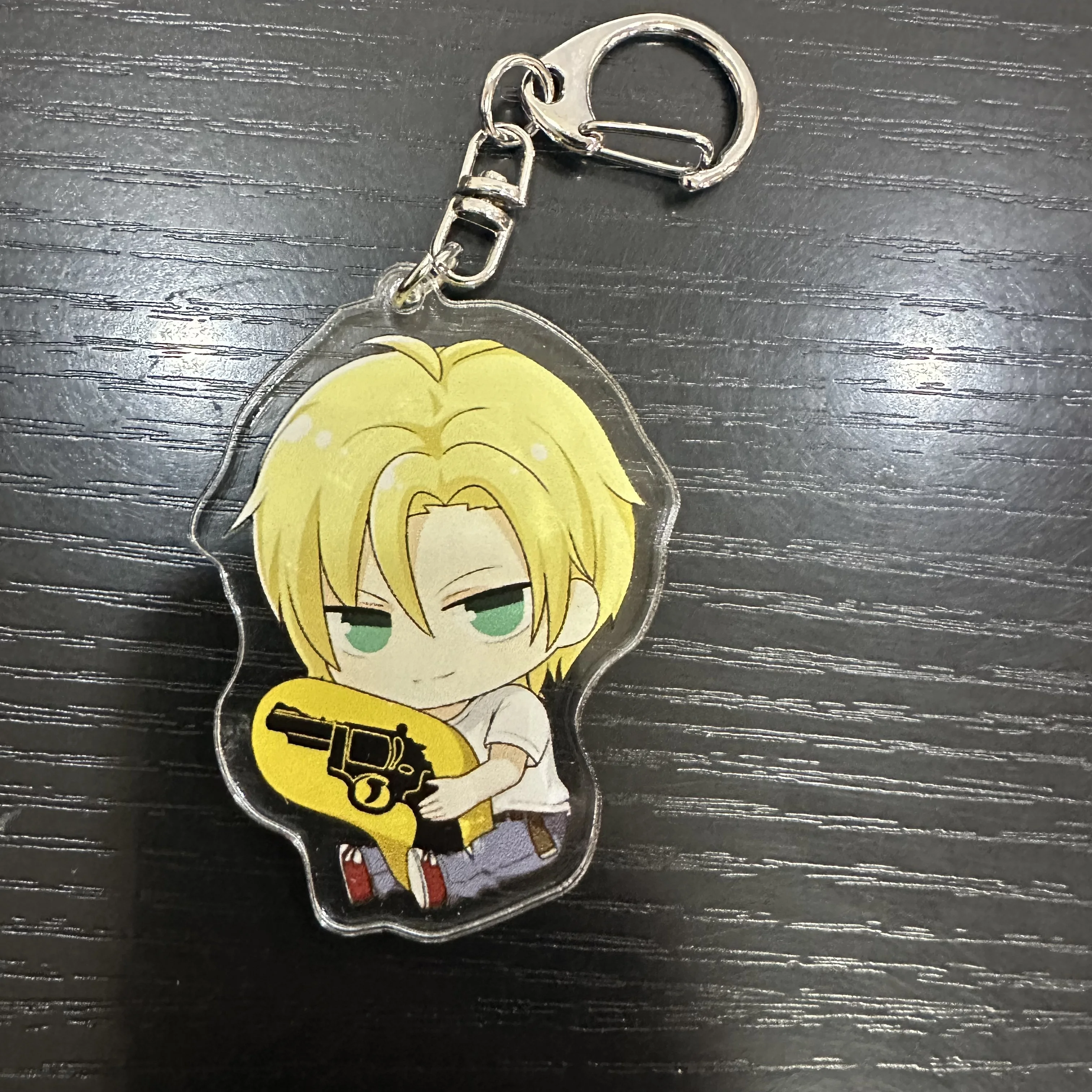 Anime BANANA FISH Figures Aslan Jade Callenreese Cosplay Acrylic Keychains kawaii Bag Pendant Accessories Fans Christmas Gifts