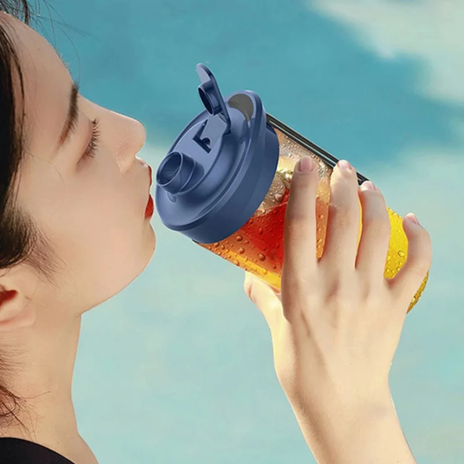 خلاط عصارة محمول، عصارة فواكه، شحن USB، كوب عصير فواكه الليمون والبرتقال، آلة خلاط عصائر