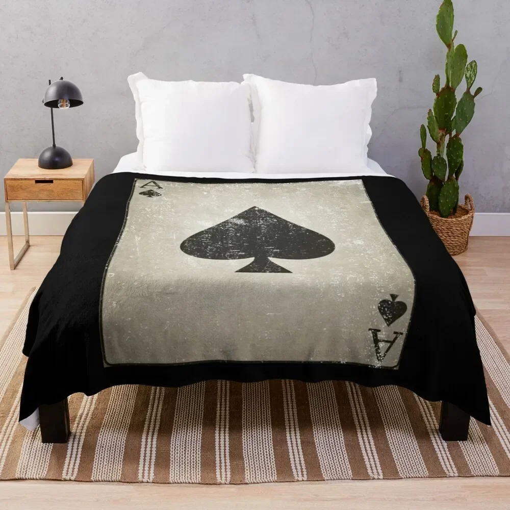 

Ace of Spades Throw Blanket Soft Warm Blanket Gift for Grandparents