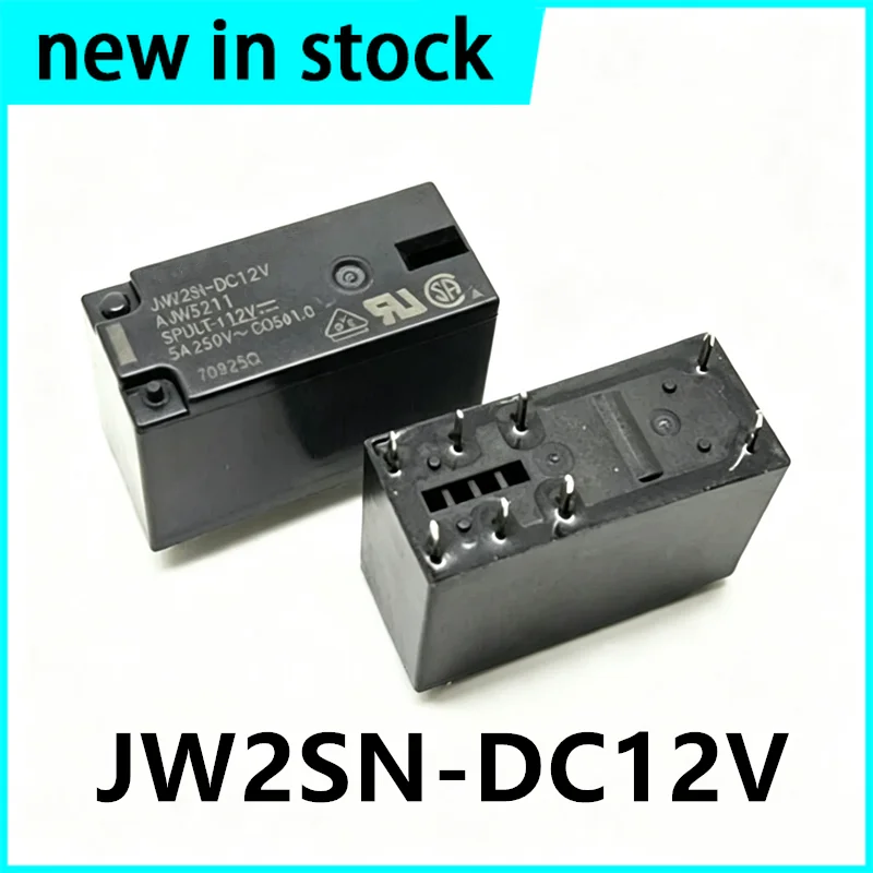 5PCS New JW2SN-DC12V AJW7211 Relay 12V 8-pin 5A in Stock
