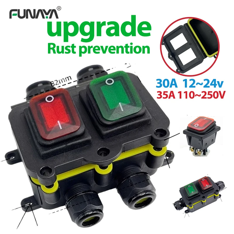 interruptor-dpst-de-alternancia-a-prova-d'agua-ip66-com-caixa-dupla-face-ac-dc-30a-110v-~-250v-gabinete-de-instrumento-eletronico-externo
