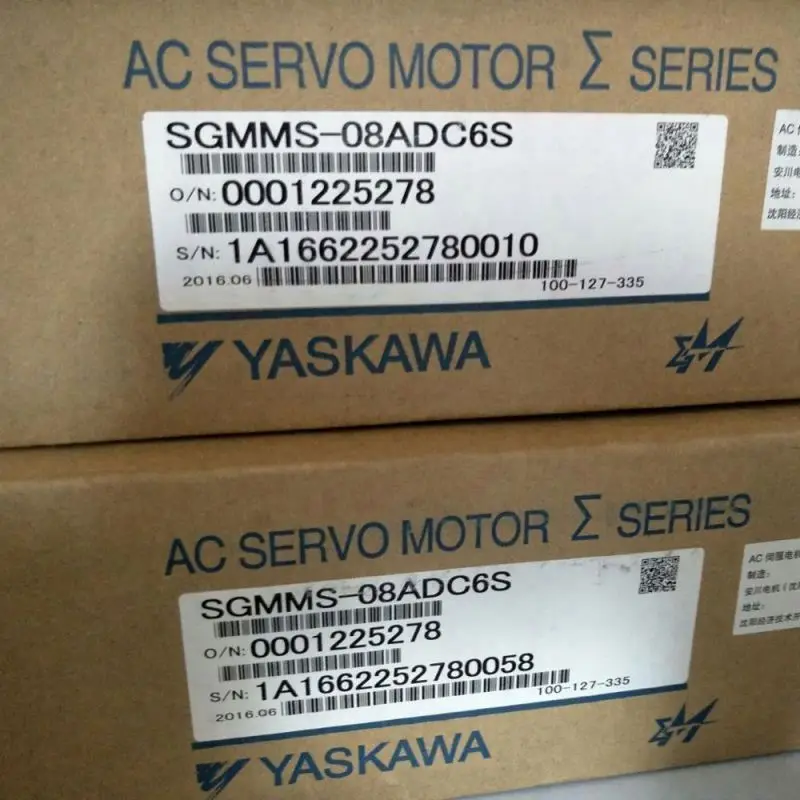 In Stock NEW ORIGINAL AC SERVO MOTOR SGMMS-08ADC6S