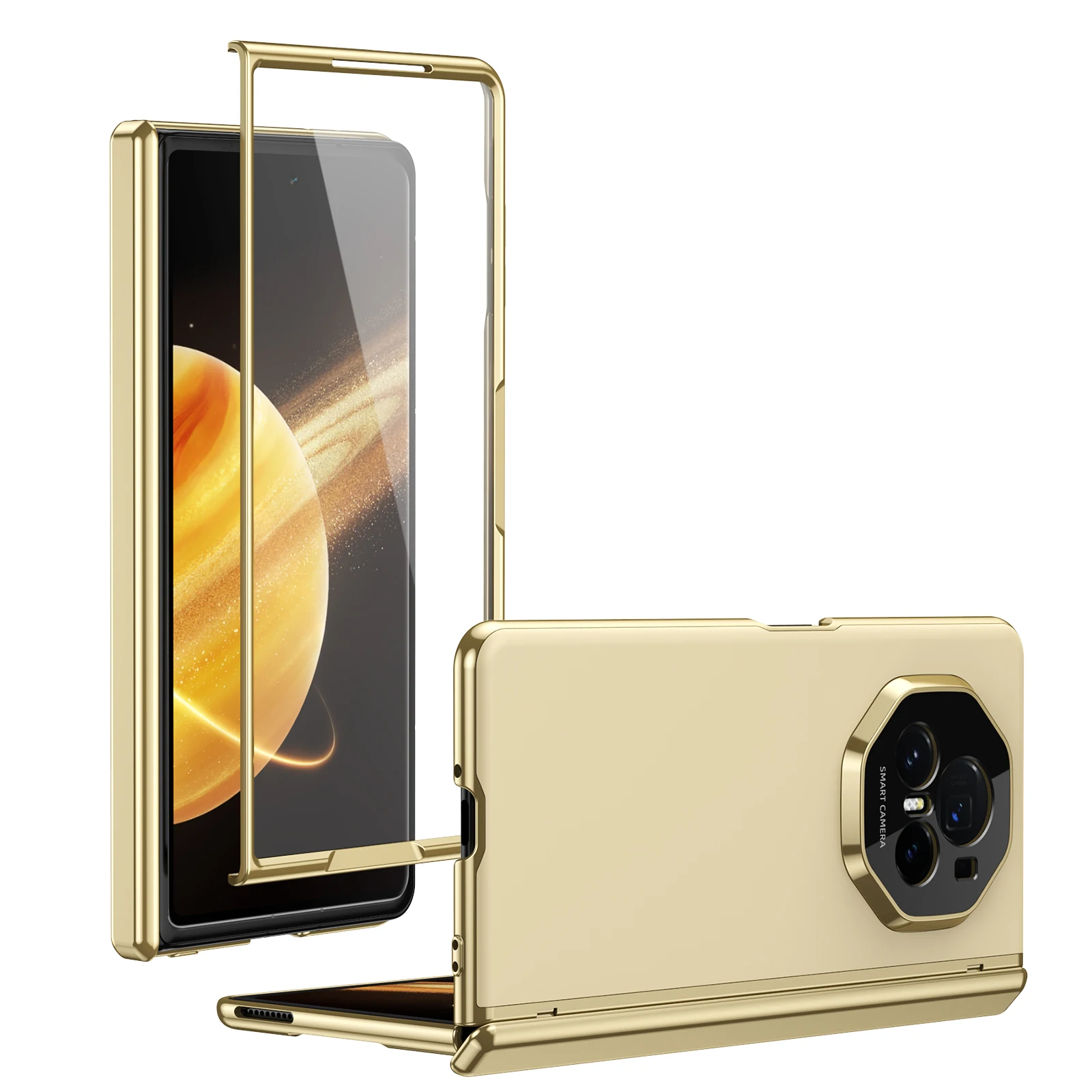 Etui na Honor Magic V3 VS3 AG Matowe Powłoki Platerowane próżniowo Zawias Pełna Ochrona Szkło Przednie Folia Odporna na Upadki — zdjęcie produktu 7