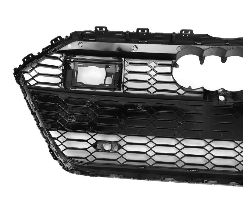 جودة عالية A7 C8 ABS مركز شواء RS7 نمط لـ Aud A7 S7 Honeycomb Gril |   C8 2019+ مع ACC