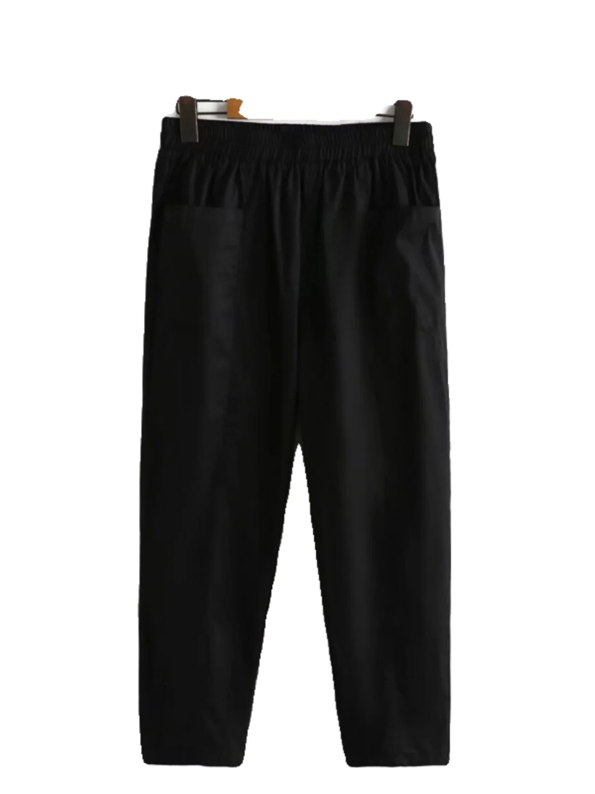 Pantaloni Harlan in vita elastica allentata semplice Pantaloni dimagranti a nove punti primavera da donna di grandi dimensioni OS206 Casual comodi