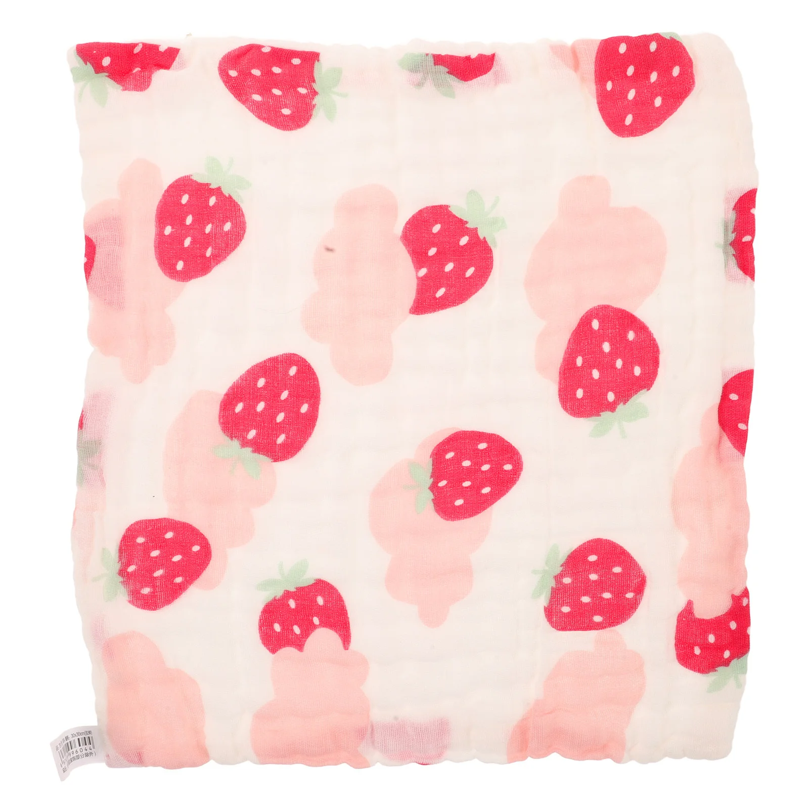 

Muslin Baby Drool Bibs 30X30 Cm Soft Cotton Strawberry Print Bandana Bib For Newborn Boys Girls Washable Reusable Burp