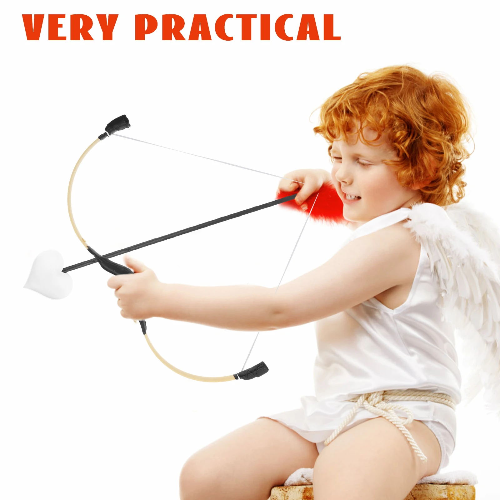 

1 set 1 Set Tribal Arrow Prop Decorative Bow Arrow For Halloween Party Role Play Costume Accessories Festival Decor Props