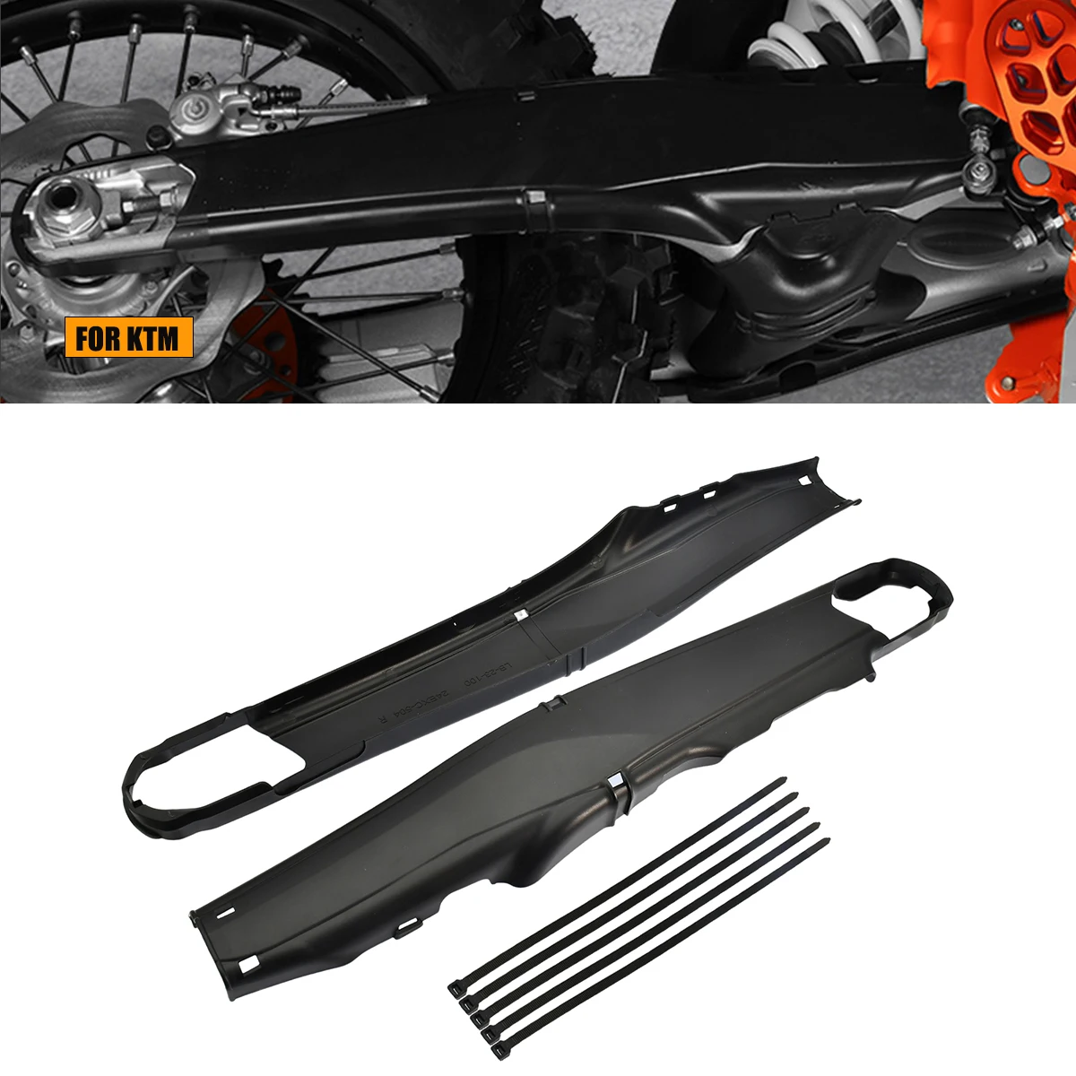 

For KTM EXC EXC-F XC-W XCW-F 150 250 300 350 450 Enduro Dirt Pit Bike 2024 New Motorcycle Swingarm Swing Arm Protector Cover