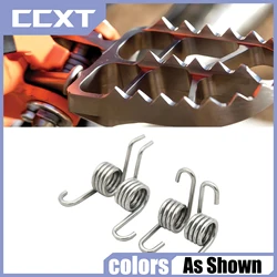 Motorcycle Footpegs Foot Pegs Footrest Spring For KTM SX SXF EXC EXC XC XCF XCW XCFW 65-530cc 1998-2014 2015 2016 2017 2018 2019
