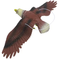 Vivid Flying Bird Hawk Pigeon Decoy Garden Crow Scarer Yard Scarecrow Weed Pest Control with Hook and Wire Garden Supplies