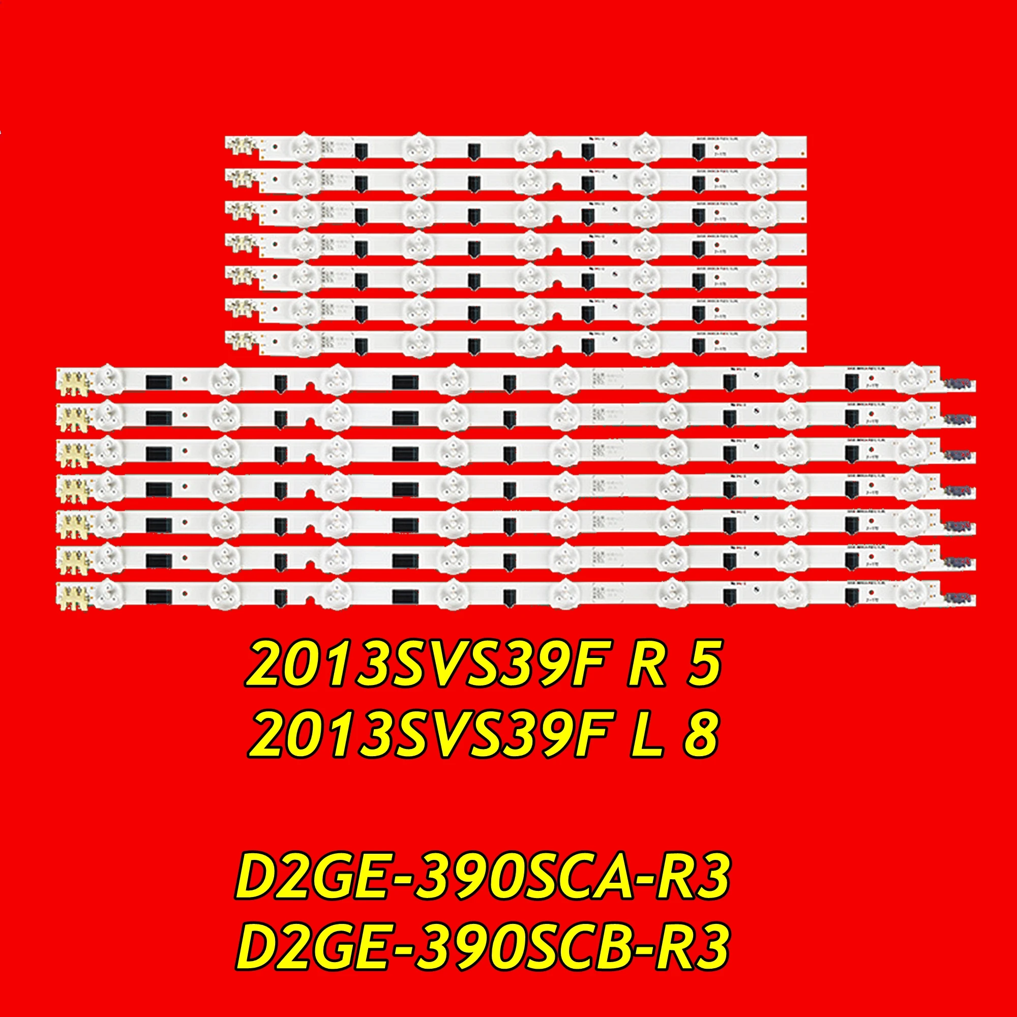 LED Strip for UE39F5000AK UE39F5300AK UE39F5020AK UE39F5070SS UA39F5008AR UA39F5088AK LEA-39J29P F39B7000VD 2013SVS39F R 5 L 8