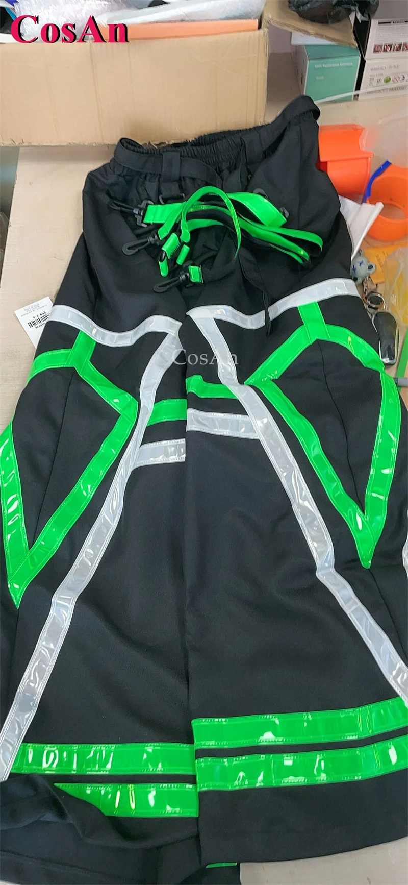 CosAn جديد درع أنماط AUS نمط شبح الرقص السراويل ملبورن خلط السراويل جرس قيعان تأثير عاكس بنطلون للجنسين