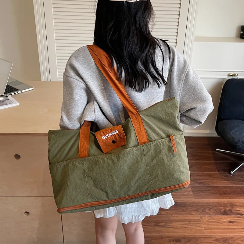 Large Capacity Lightweight Expandable Foldable Fashion Travel Bag Short Distance Luggage Bag Business Trip Ready Delivery Bag