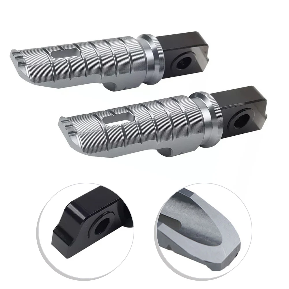

8*5*3 Size Bonnevill T120 Footpegs Aluminum Foot Pegs Better Support During Rides High-quality Aluminum Construction