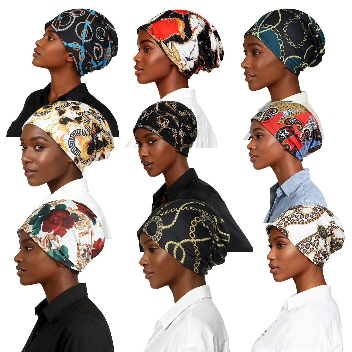 3 peças baggy slouchy quimio sono gorro chapéu crânio boné chapéu