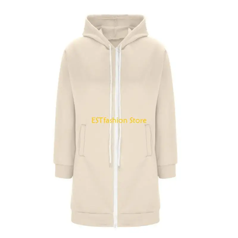 Y5GC Lightweight Polyester Hooded for Women Drawstring Adjustable Daily Use