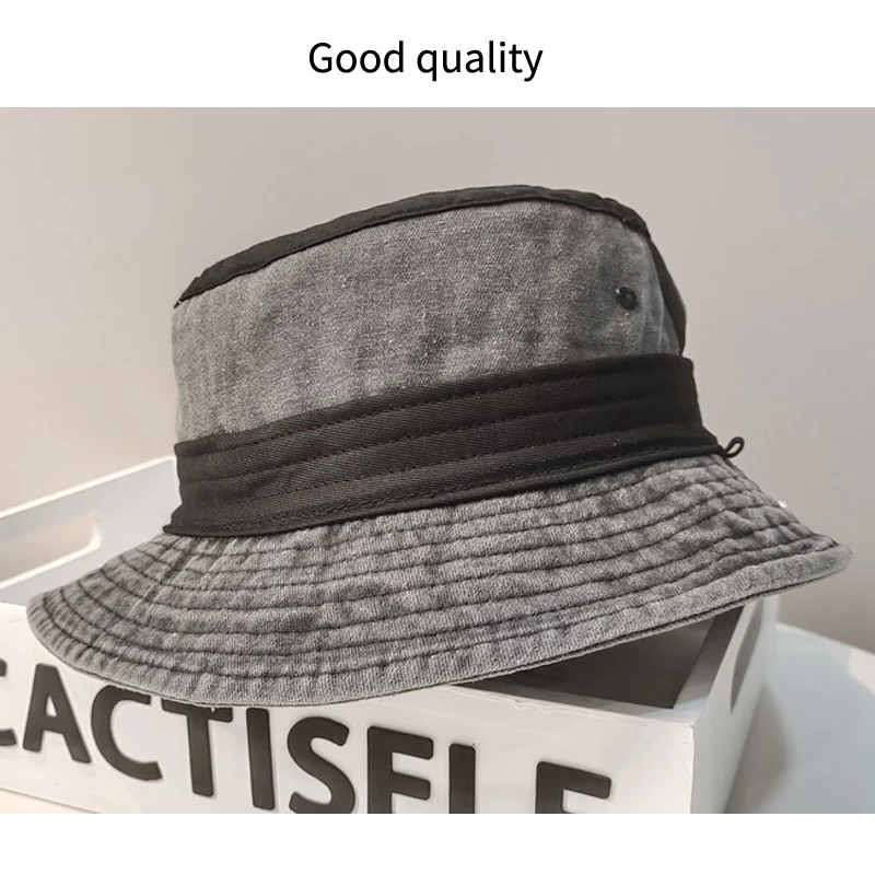 Oversize XXL 100% Cotton Bucket Hat Men Women Unisex Spring Summer Fisherman Hat Wide Brim Fishing Summer Sun Hat Outdoor Cap