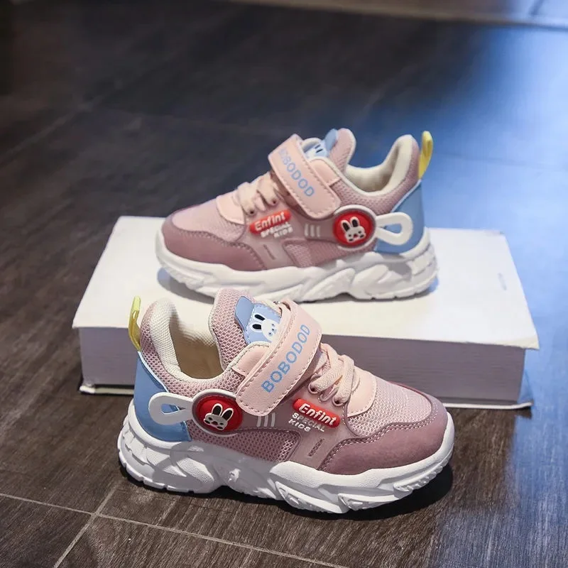 

2025 New Boys' Running Leisure Breathable Outdoor Shoes Kids Spring Autumn School Casual Shoes Cartoon Sneakers for Boys