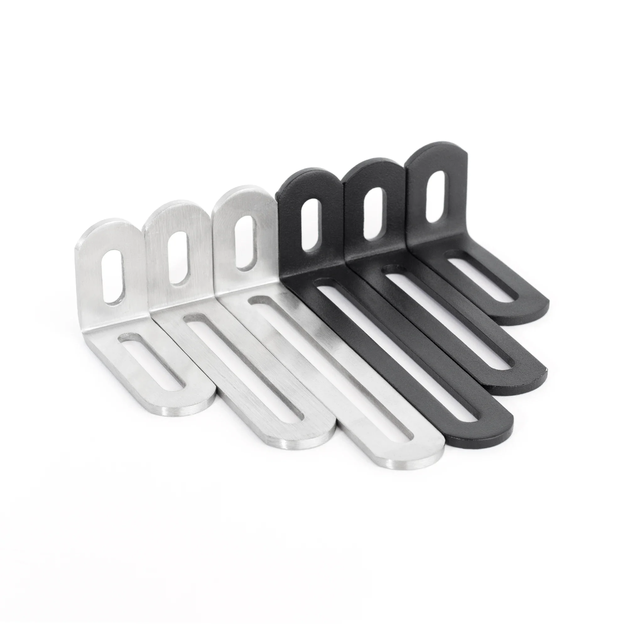 

Регулируемый угловой кронштейн из нержавеющей стали, сверхмощный металлический 90-градусный L-образный угловой кронштейн для деревянной полки, мебели