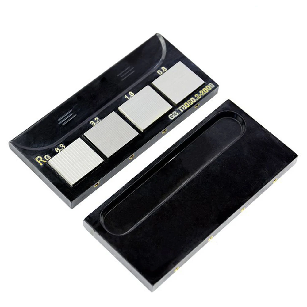 RA0.8-6.3 Roughness Comparison Sample Set 0.025-6.3um Flat External Polishing Standard Kit For Lathe Milling Grinding For Surfac