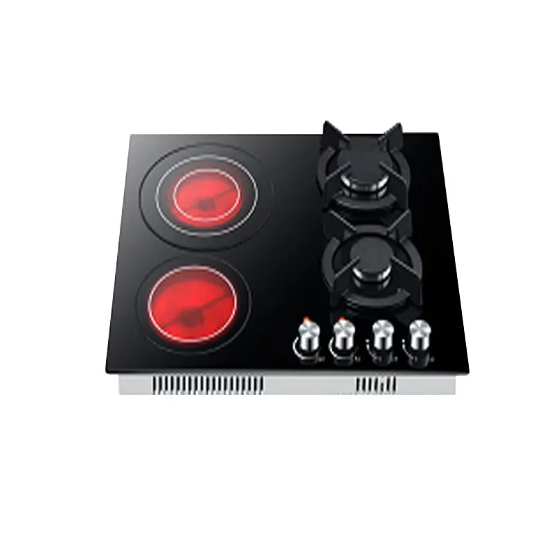 

Электрическая комбинированная плита с газовой варочной панелью, класс энергоэффективности А, встраиваемая газовая плита для автодомов и отелей