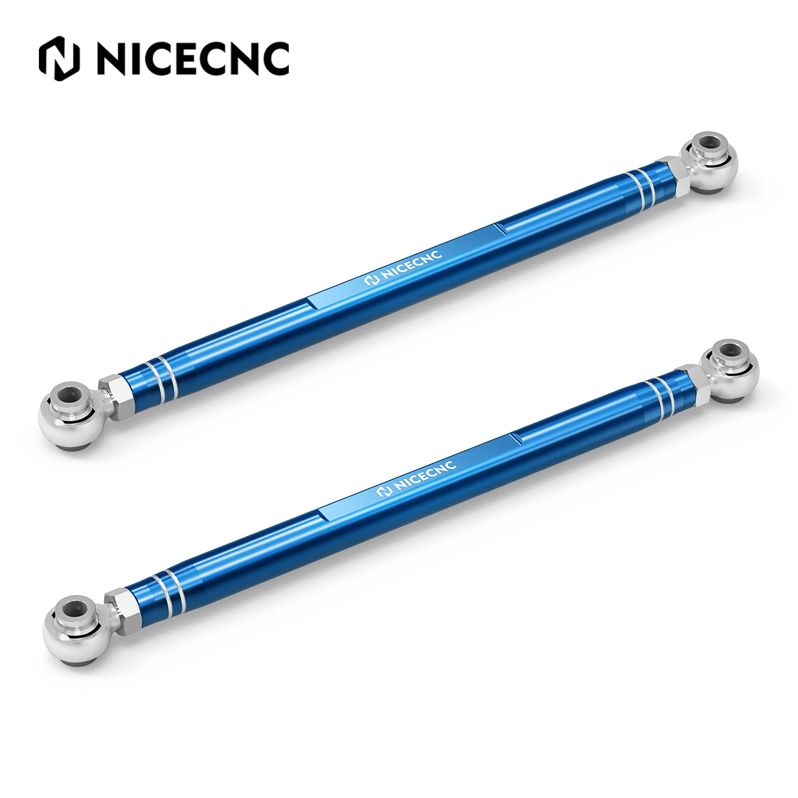 

NICECNC Rear Aluminum Sway Bar End Link Rear Anti Roll Bar End Link Compatible With Polaris RZR R4 Turbo Adjustable Design
