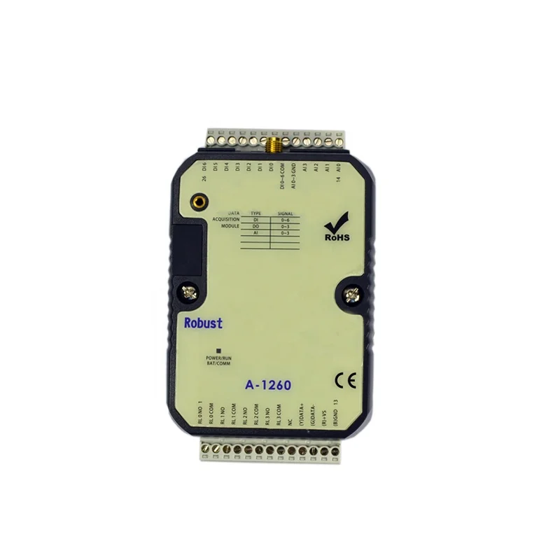 7DI, 4AI(0~10V), 4DO Wi-Fi Remote I/O Module(A-1260)