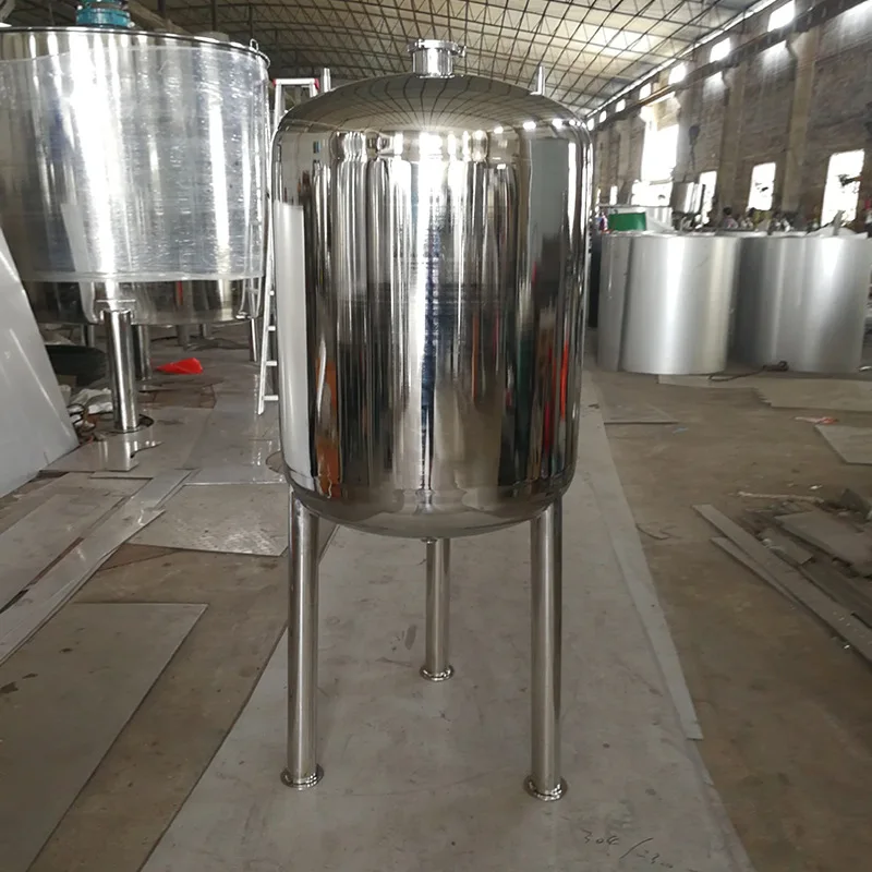 304 stainless steel small storage tank processing on demand food and beverage beer stainless steel vertical storage tank